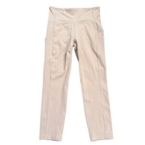 Xersion‎ EverUltra Crop Legging MT Beige Athleisure Activewear Pants